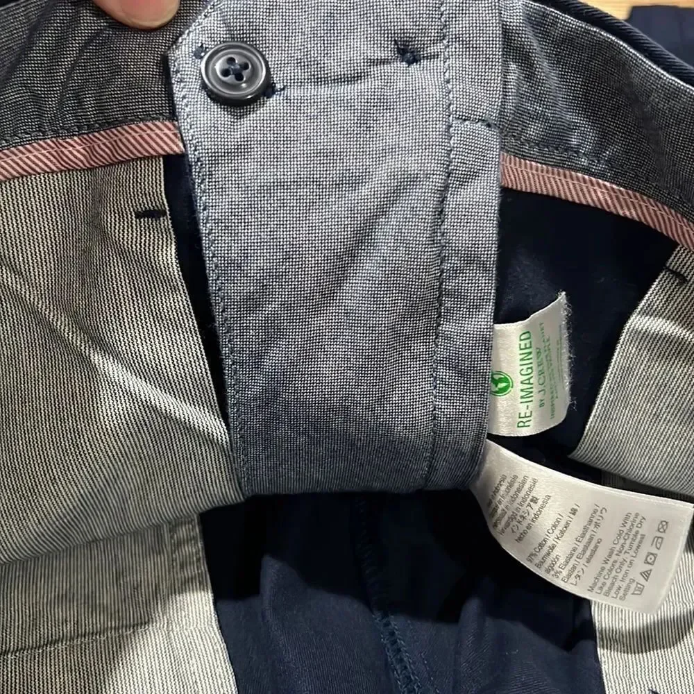 J. Crew 770™ Straight-fit stretch chino pant in Navy Blue NWT and NWOT